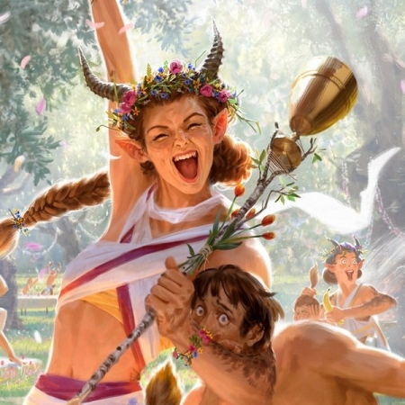 An entry image of the Satyr race in DnD 5e