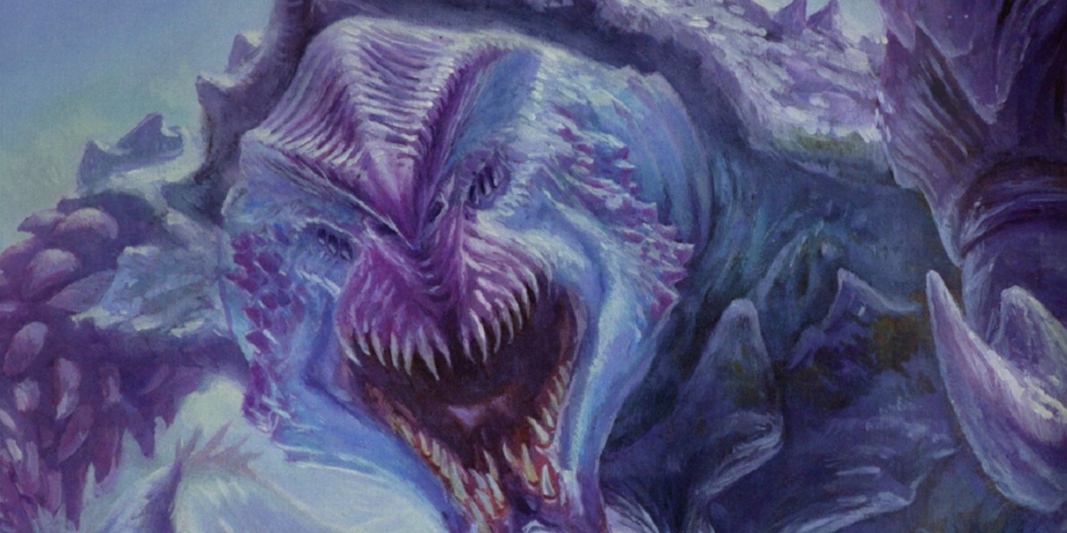 An entry image showing the Tromokratis mythic monster in DnD 5e