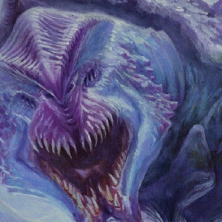 An entry image showing the Tromokratis mythic monster in DnD 5e